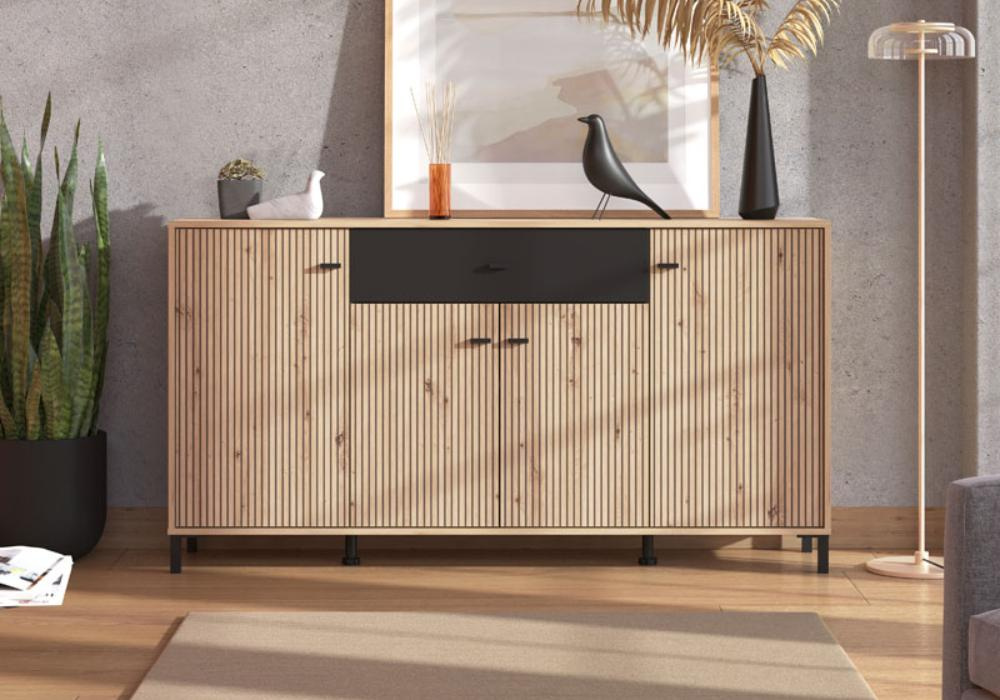 Aparador 4 puertas y 1 cajón AVIGNON