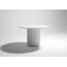 Mesa comedor metal y cristal LEXI