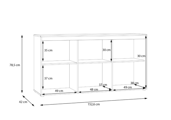 Aparador tres puertas SCANDIA