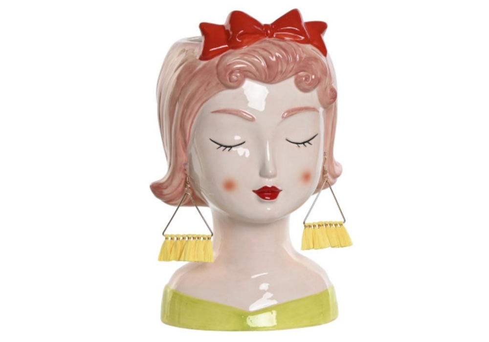 Macetero cabeza de mujer FEMME