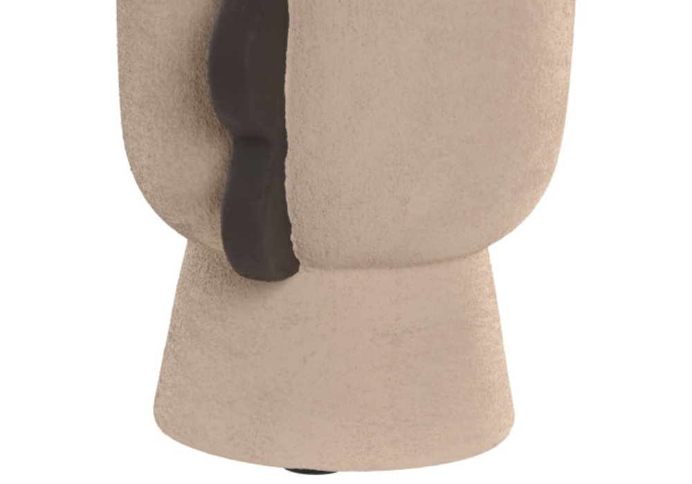 Jarrón gres marrón ONDES