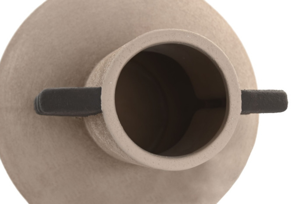 Jarrón gres marrón PICOS