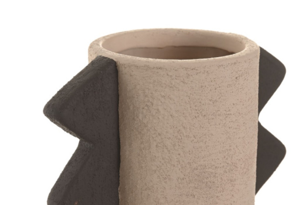 Vaso em grés marrom PICOS