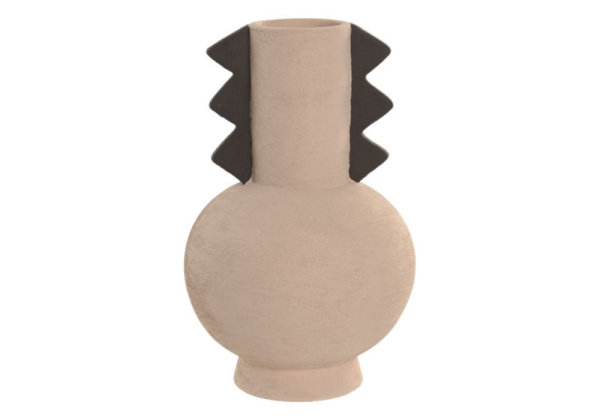 Vaso em grés marrom PICOS