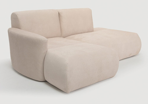 Sofa modular terminal con chaiselongue TINA