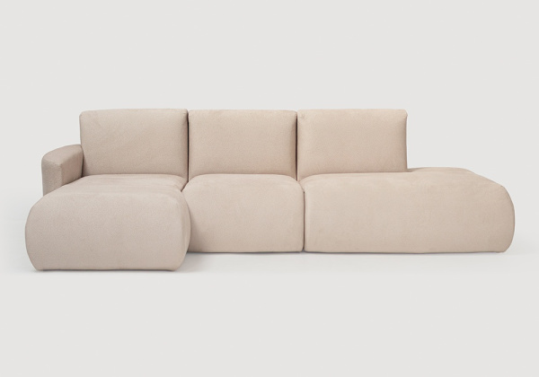 Sofá modular terminal com módulo e chaiselongue TINA Sofá modular terminal com módulo e chaiselongue TINA