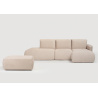 cópia do Terminal Modular Sofa com Módulo, Chaiseelongue e Puff Tina
