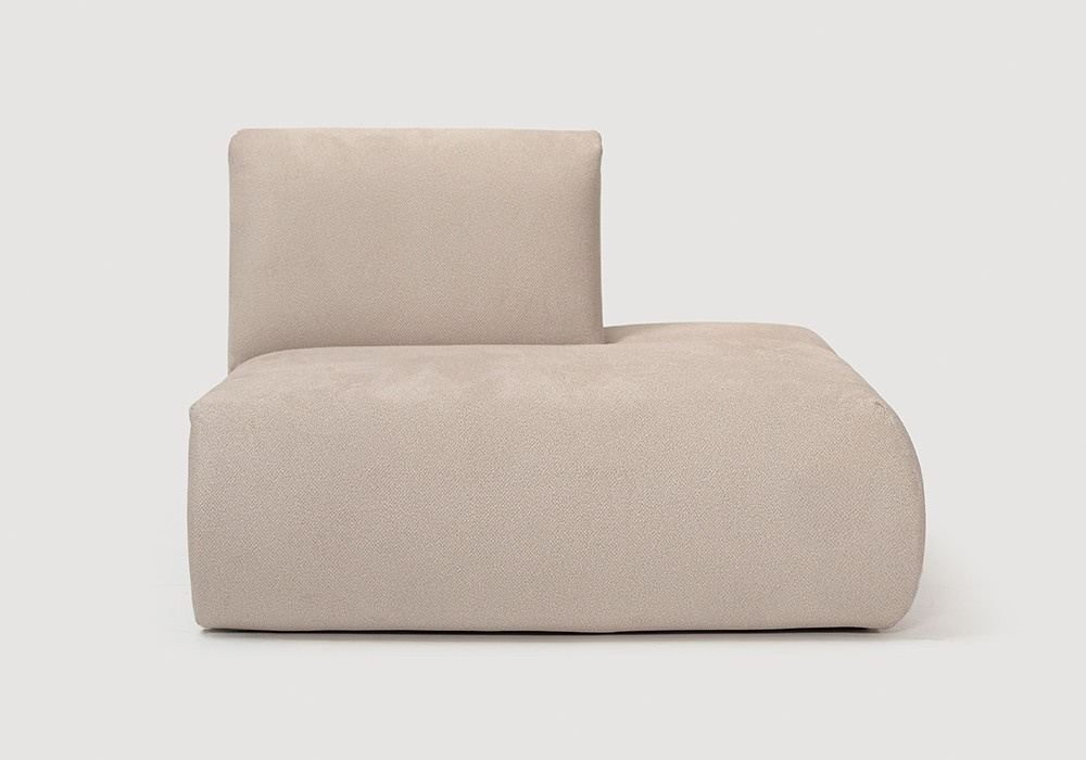 cópia do Terminal Modular Sofa com Módulo, Chaiseelongue e Puff Tina