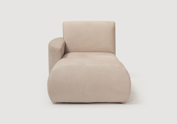Módulo chaiselongue con brazo para sofá modular TINA
