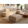 Sofá modular terminal com módulo e chaiselongue TINA
