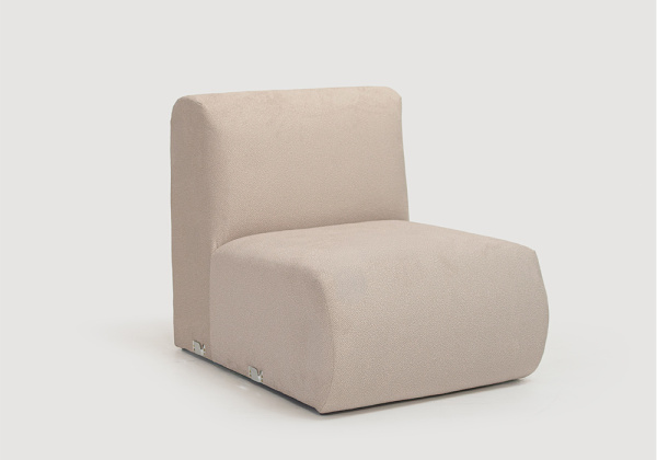 Módulo de 1 lugar sem braços para sofá modular TINA Módulo de 1 lugar sem braços para sofá modular TINA