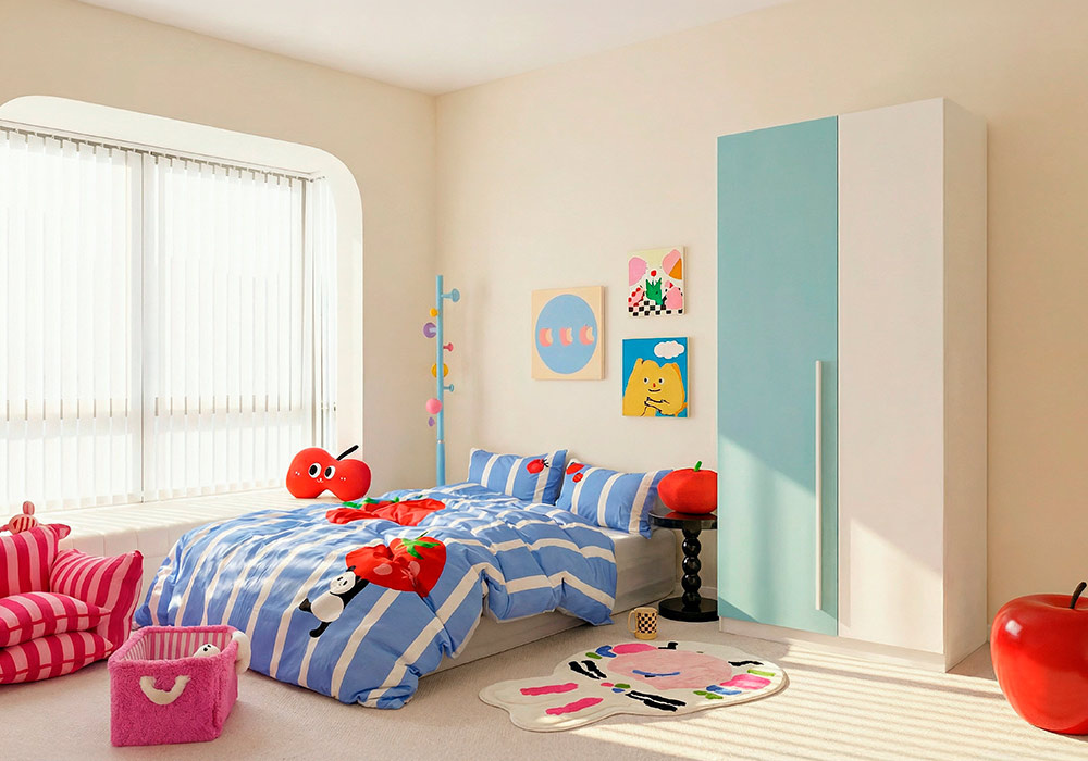 Guarda-roupa giratório JAIPUR de 2 portas