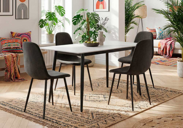 Conjunto mesa e cadeiras de jantar VAINA