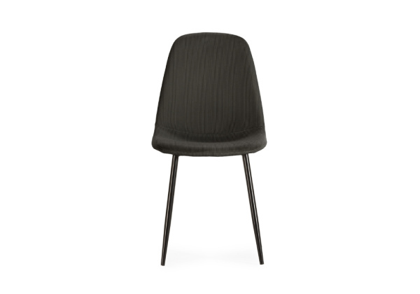 Pack mesa y sillas comedor VAINA detalle silla frontal oscura