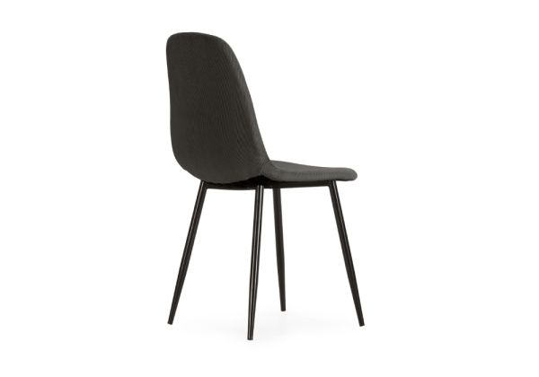 Pack mesa y sillas comedor VAINA detalle silla lateral oscura