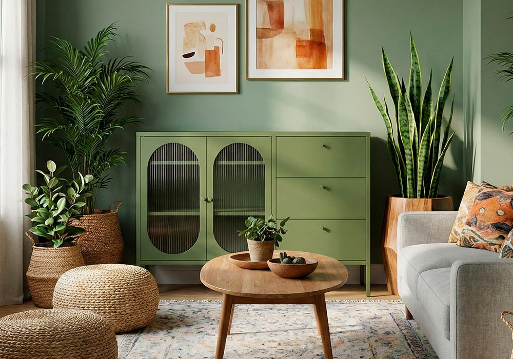 Aparador 2 puertas y 3 cajones metálico COLORS Aparador 2 puertas y 3 cajones metálico COLORS