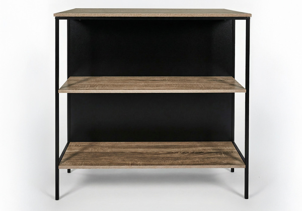 Mesa isla de cocina con taburetes TALLO detalle baldas