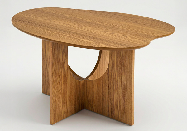 Mesa auxiliar de madera CALI perspectiva