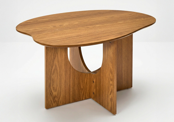 Mesa auxiliar de madera CALI detalle pata