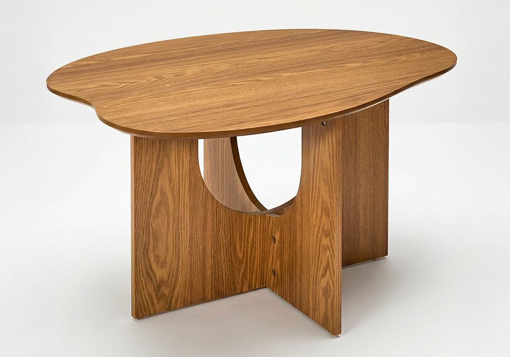 Mesa auxiliar de madera CALI detalle pata