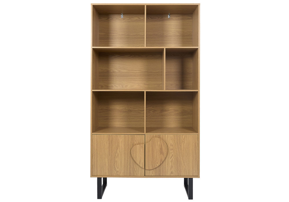 Librería madera CALI frontal