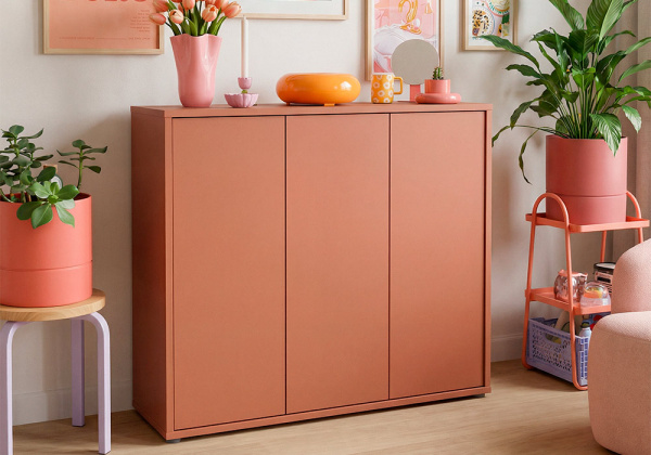 Zapatero 3 puertas y 8 baldas BLOOM