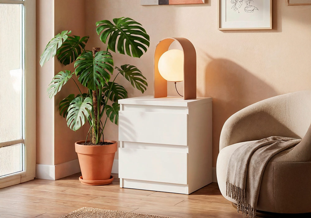 Tabela de 2 gavetas FORMENTERA