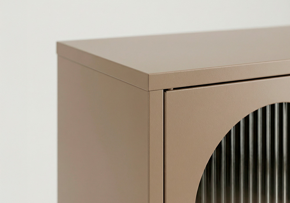 Aparador 1 puerta y 3 cajones metálico COLORS