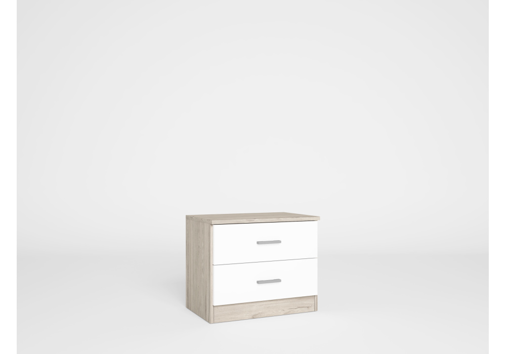 Cabecero y dos mesitas Mónaco Star vista mesita lateral