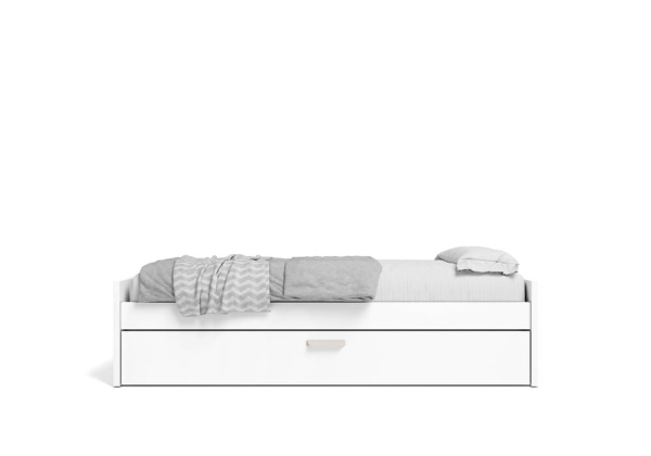 Cama de ninho de jovens com duas gavetas Cleo