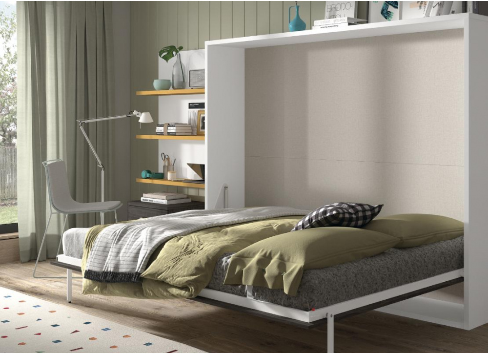 Cama abatible horizontal de 135 corban PLUS abierta