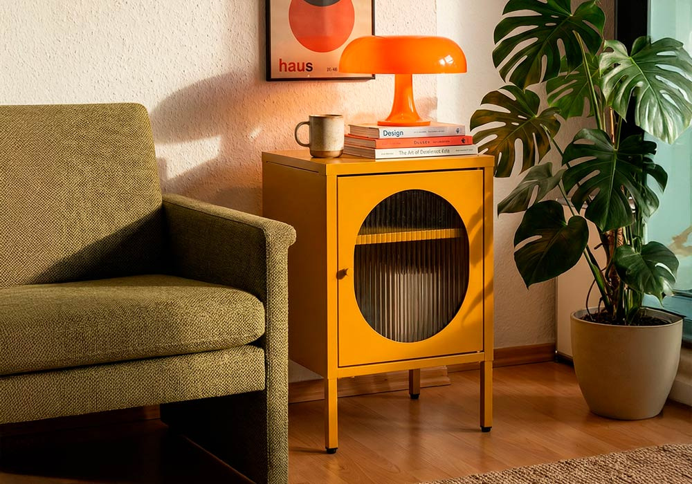 Mesa lateral de metal COLORS