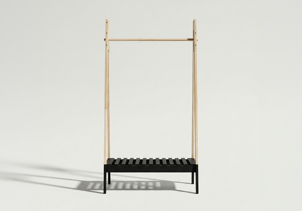 Perchero de madera LUA Perchero de madera LUA