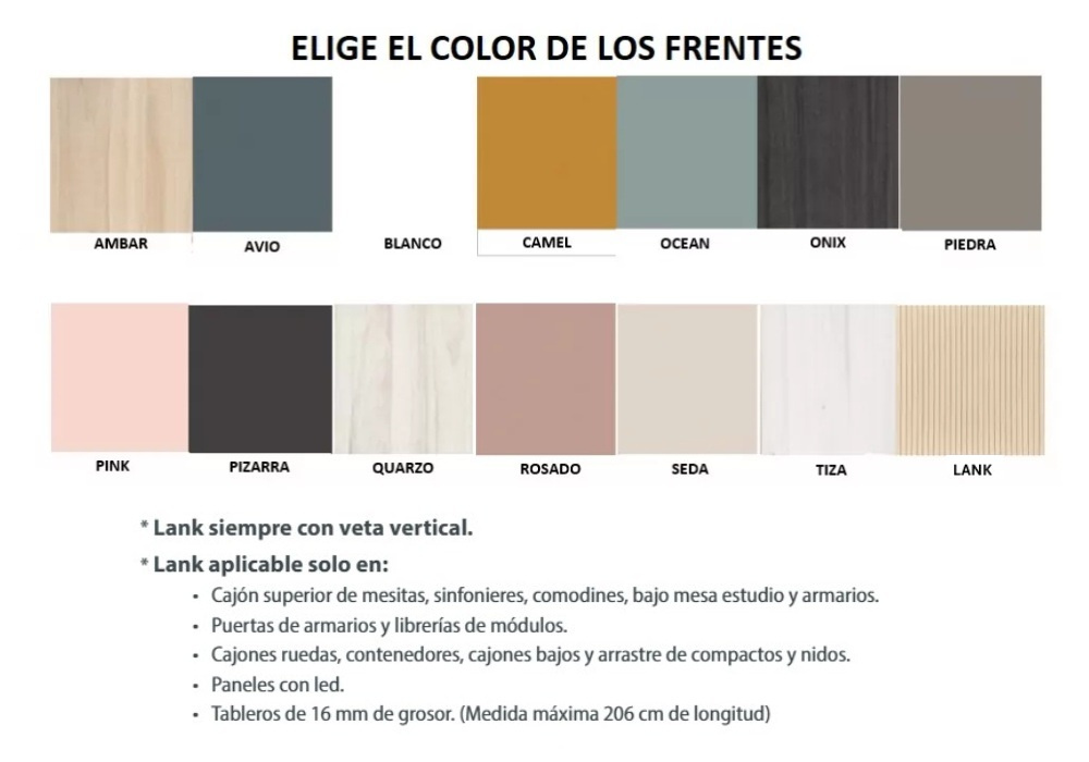 Armario de puertas correderas paneles de colores CORBAN PLUS