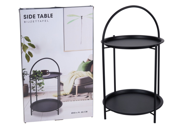 Mesa auxiliar metálica BRISA