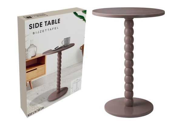 Mesa auxiliar em madeira altura 40 cm NOVO