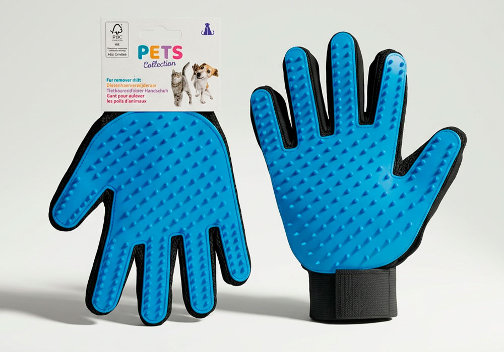 Manopla quitapelos de mascota CLICK-principal