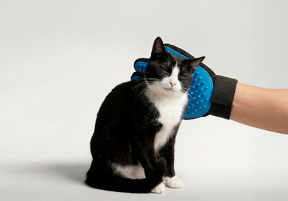 Manopla quitapelos de mascota CLICK-mixta