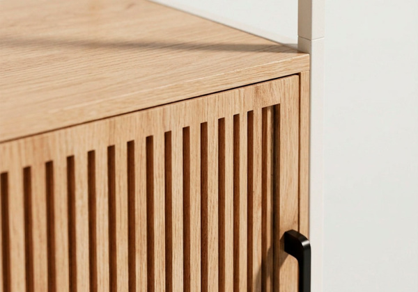 Estante com 3 compartimentos e porta REMIX