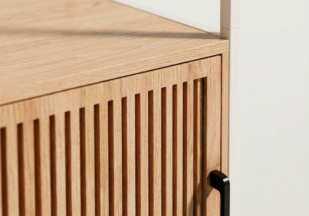 Estante com 3 compartimentos e porta REMIX