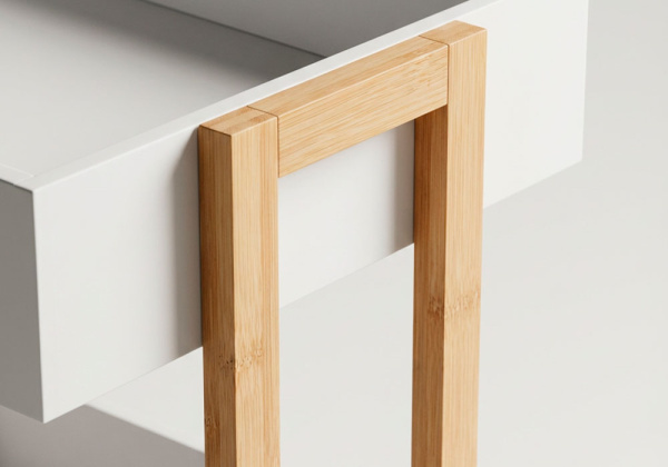 Carrito almacenaje de bambú BEAT