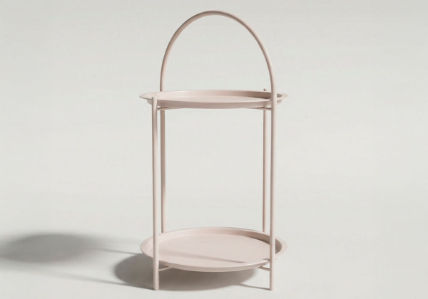 Mesa auxiliar metálica BRISA arena frente