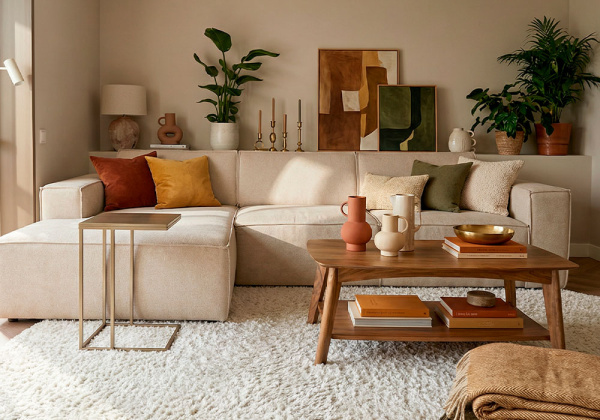 Mesa auxiliar para sofá TRAZO