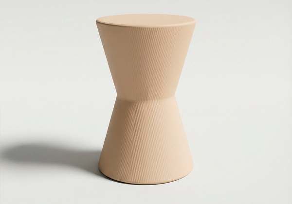 Mesa auxiliar metálica arena JALEO frente