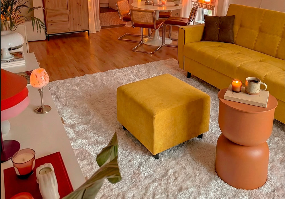 Mesa auxiliar metálica CÉNIT ambiente