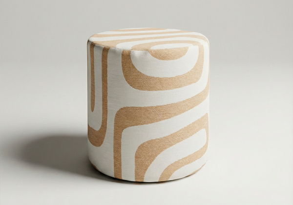 Puff redondo bicolor ARENA