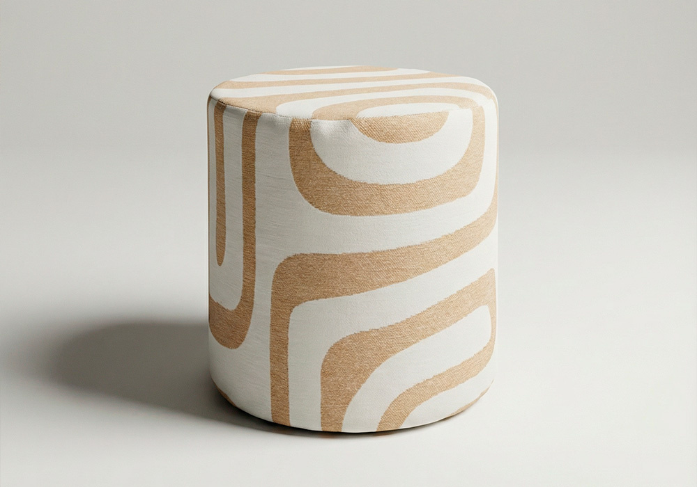 Pufe redondo bicolor ARENA