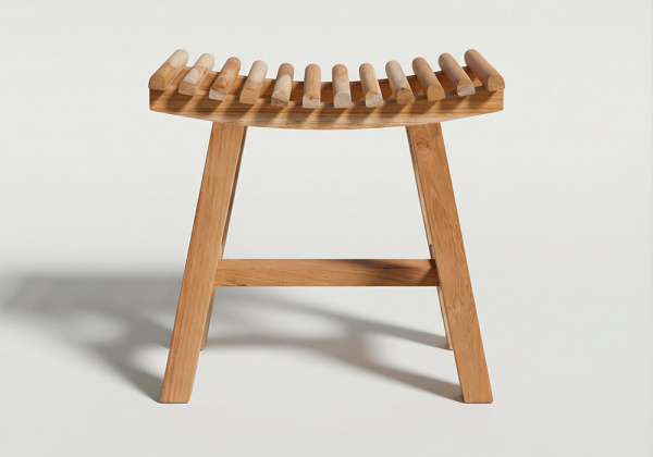 Taburete de teca NAMI