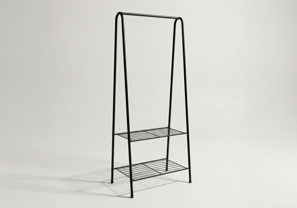 Perchero de pie metálico AIRE lateral