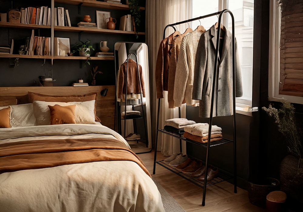 Perchero de pie metálico AIRE ambiente